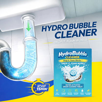 HydroBubble Cleaner – Water-Activated Drain Cleaning Tablet (BUY 1 GET 1 FREE🔥🔥)